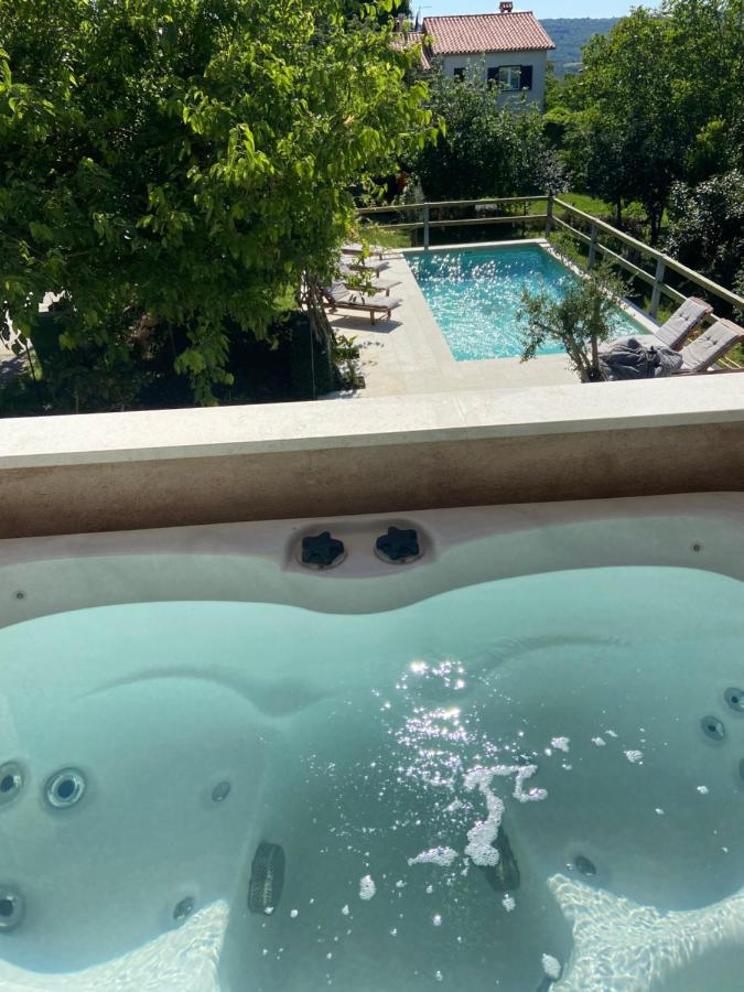 Wellness House Oliva With Heated Salt Water Pool, Sauna & Jakuzzi Labin  Eksteriør bilde