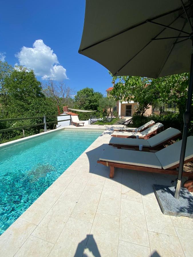 Wellness House Oliva With Heated Salt Water Pool, Sauna & Jakuzzi Labin  Eksteriør bilde