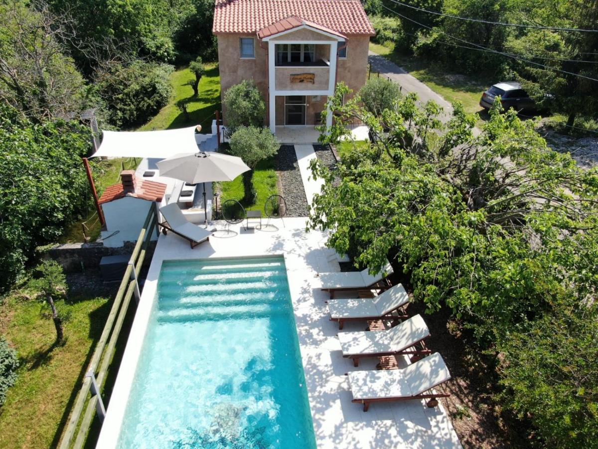 Wellness House Oliva With Heated Salt Water Pool, Sauna & Jakuzzi Labin  Eksteriør bilde